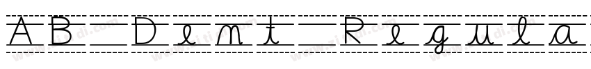 AB Dent Regular字体转换